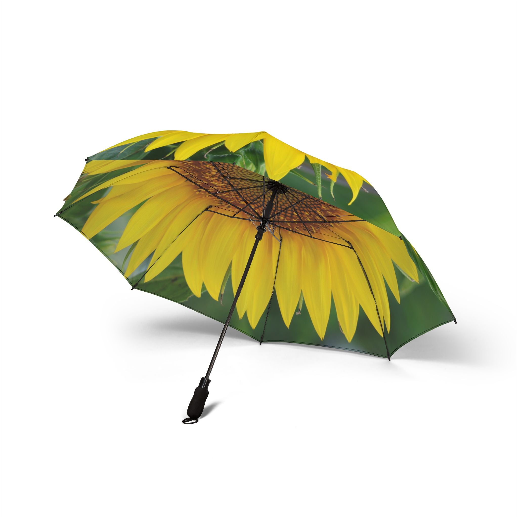 Sunflower Nature-Lover Umbrella — Semi-Automatic Foldable