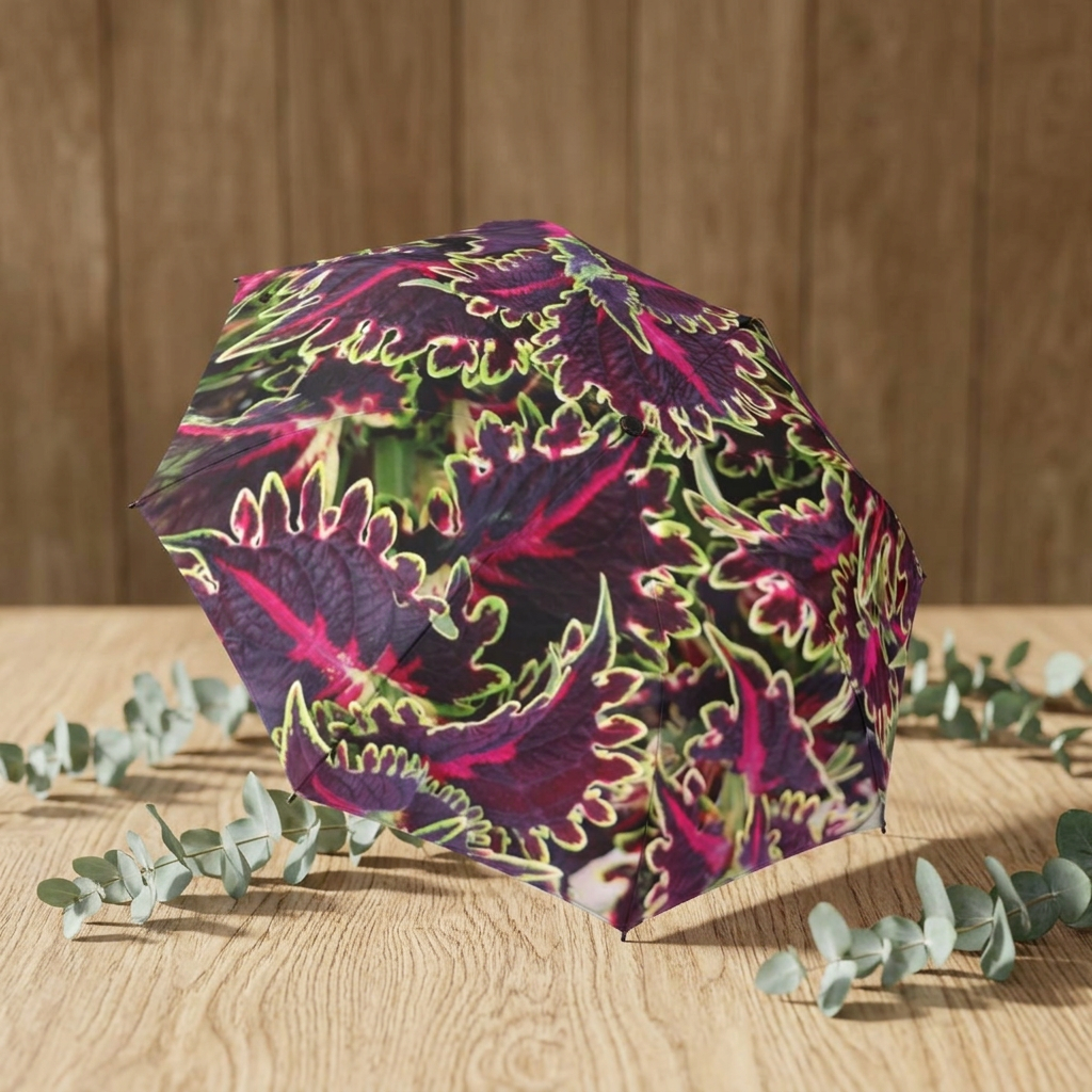 Floral Kaleidoscope Foldable Umbrella