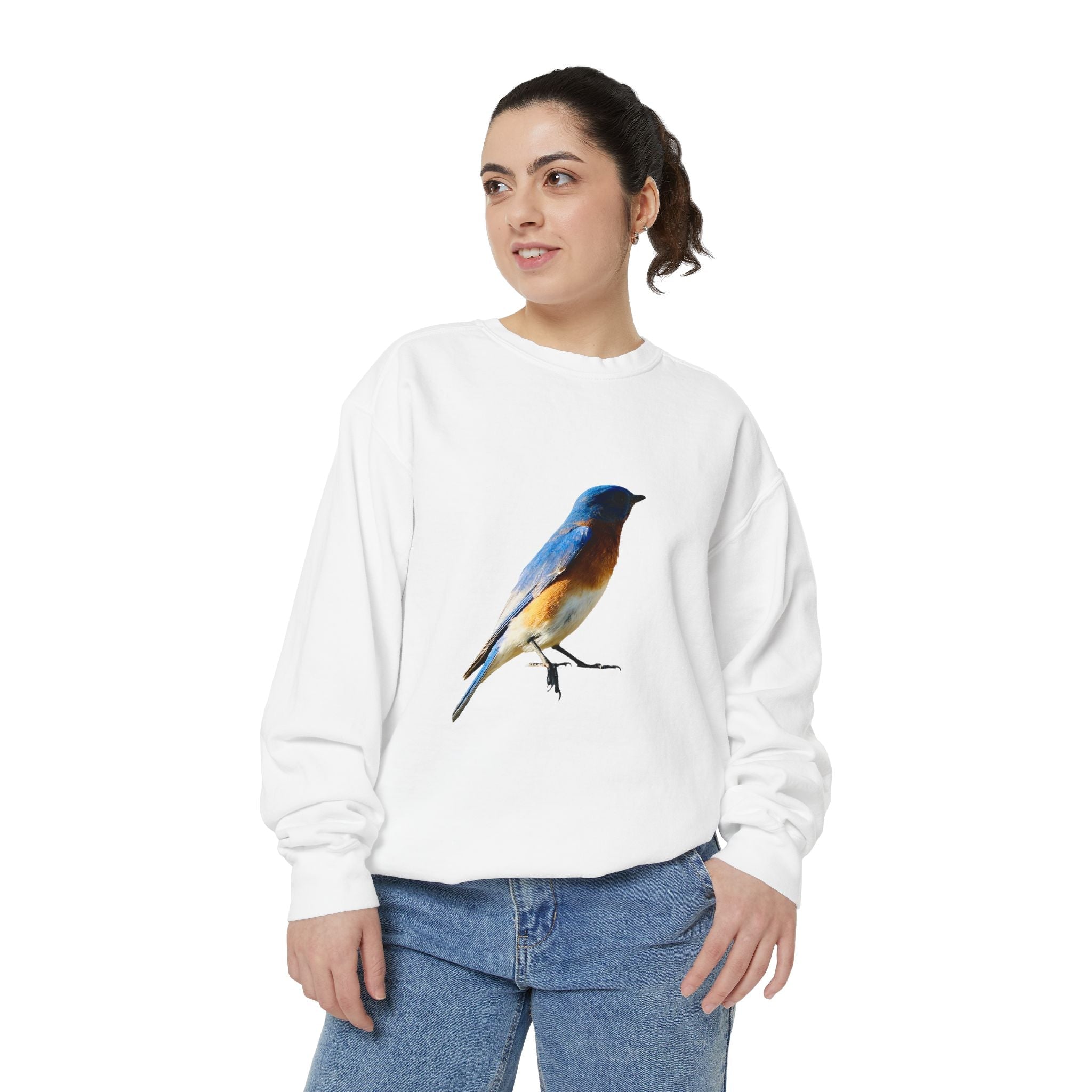 Unisex Garment - Dyed Sweatshirt - Nature By PoliUnisex Garment - Dyed SweatshirtSweatshirtPrintifyNature By PoliSweatshirtWhiteS